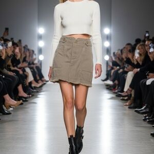 Free People Tannish Mini Skirt